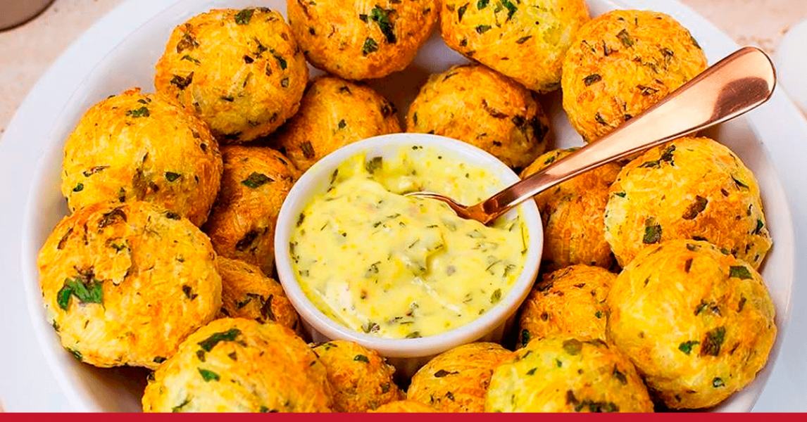 Bolinho de Arroz na fritadeira sem óleo